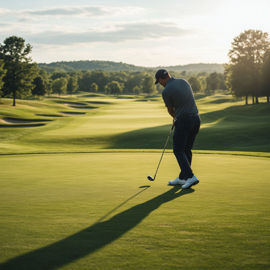 Golf course landscape